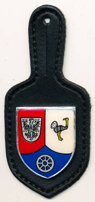 Brustanhänger Transportbataillon 802 STRAUSBERG, gedruckt, Wawersich