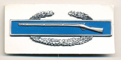 Metallabzeichen Combat Infantry Badge, Metall, original