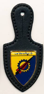 Brustanhänger Luftwaffenversorgungsregiment 8 MECHERNICH, gedruckt, Wawersich