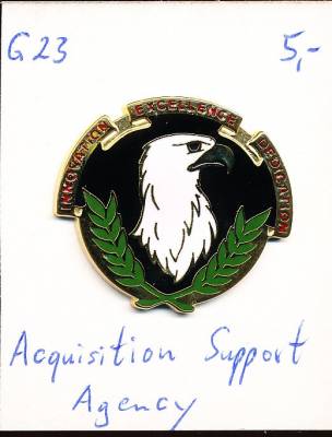 Unit Crest Acquisition Support Agency, clutchback, G23