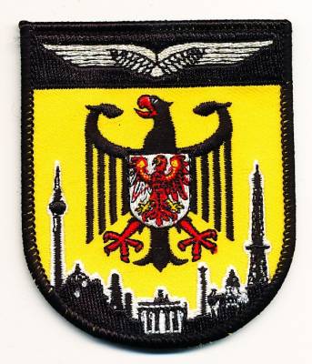 Aufnäher Bundespolizei Fliegerstaffel OST, mit Klett