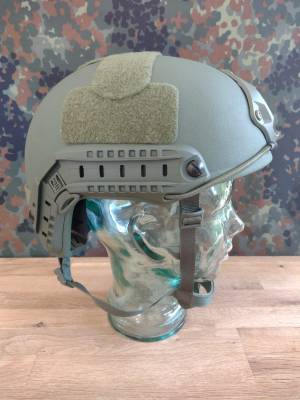 Combat Helmet type FAST, olive green, size XL, with German test report