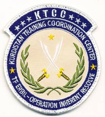 Aufnäher Kurdistan Training Coordination Center, Task Force Erbil