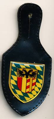 Pocket Badge Area Defense Command 61 AUGSBURG, first type, clasps