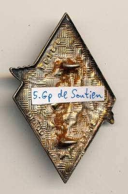 Abzeichen Frankreich 5. Groupement de Soutien ALAT, G2588, Drago