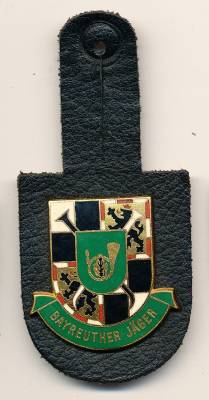 Brustanhänger Panzergrenadierbataillon 102 Bayreuth, Feueremaille