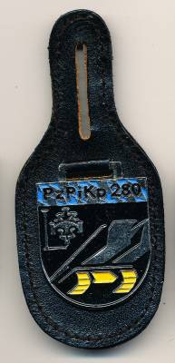 Pocket Badge Armored Engineer Company 280 INGOLSTADT, with 