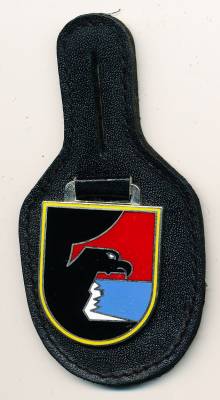 Brustanhänger Jagdbombergeschwader 41 HUSUM, Feueremaille, Zinn