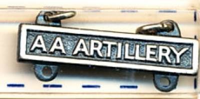 Anhänger AA Artillery für Schießabzeichen
