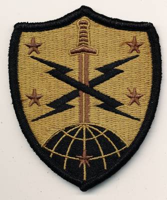 Patch US Army 91st Cyber Brigade, multicam, with velcro