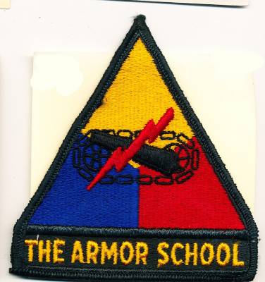Aufnäher THE ARMOR SCHOOL, farbig