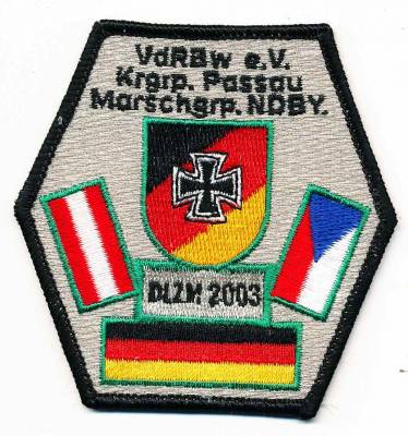 Aufnäher VdRBw Marschgruppe Niederbayern DLZM 2003