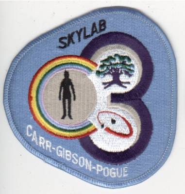 Aufnäher NASA Skylab 3 Weltraumlabor, 28.7.-25.9.1973