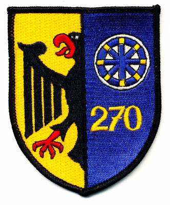 Aufnäher Transportbataillon 270 Nürnberg, ohne Klett