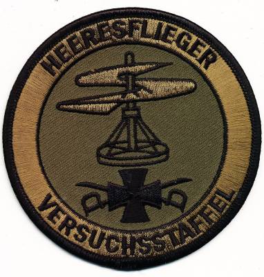 Aufnäher Heeresfliegerversuchsstaffel 910 tarn, ohne Klett