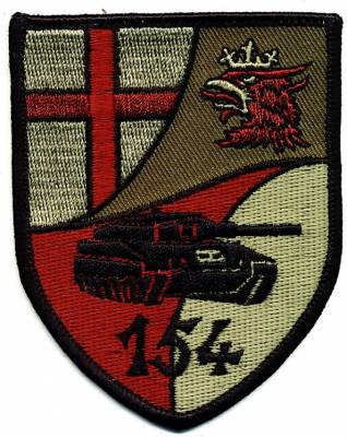 Aufnäher Panzerbataillon 154, ohne Klett