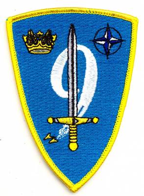 Aufnäher NATO CAOC 9 ENGLAND, farbig, mit Klett