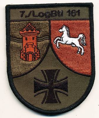 Patch 7./Logistics Battalion 161 DELMENHORST, with velcro