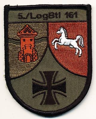 Patch 5./Logistics Battalion 161 DELMENHORST, with velcro