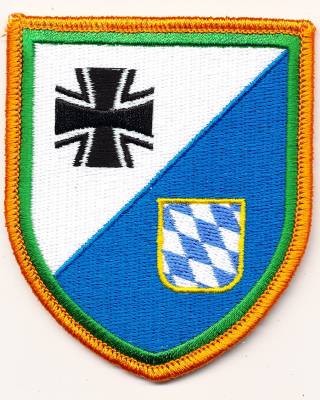 Patch Home Defense Regiment 1 Bavaria, color, with velcro