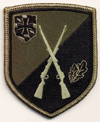 Aufnäher Heimatschutzkompanie OBERFRANKEN, tarn, mit Klett