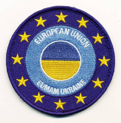 Aufnäher EUMAM Ukraine, mit Klett