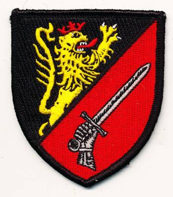 Patch Home Defense Comany Oberpfalz (RSU Company Oberpfalz), 2nd type, color, with velcro