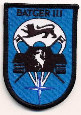 Patch BATGER III color SFOR, no velcro
