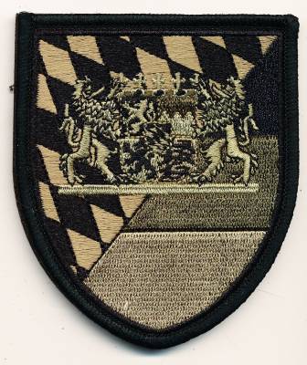 Aufnäher Landeskommando Bayern tarn mit Klett