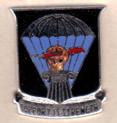 Unit Crest 101st Airborne Division Support Group, Stacheln, M21