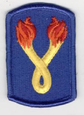 Aufnäher 196th Infantry Brigade, farbig