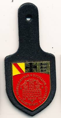 Pocket Badge Area Defense Command 53 FREIBURG, painted/epoxy coated, Rettenmeier