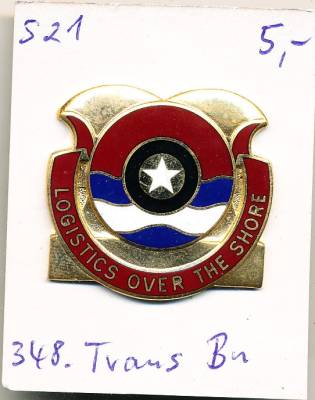 Unit Crest 348th Transportation Battalion, S21