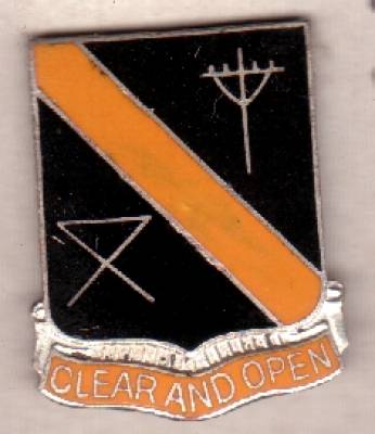 Unit Crest 29th Signal Battalion mit Nadel, Deutsche Herstellung