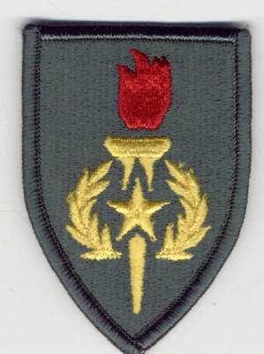 Aufnäher Sergeant Majors Academy farbig