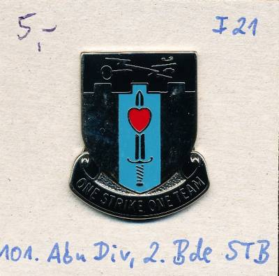 Unit Crest 101st Airborne Division, 2nd Brigade STB, I21