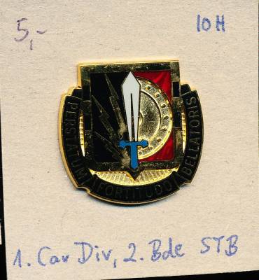 Unit Crest 1st Cavalry Division, 2nd Brigade STB, IOH