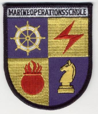 Aufnäher Marineoperationsschule Großschrift