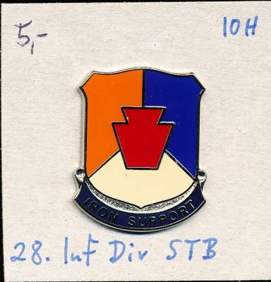 Unit Crest 28th Infantry Division STB, IOH