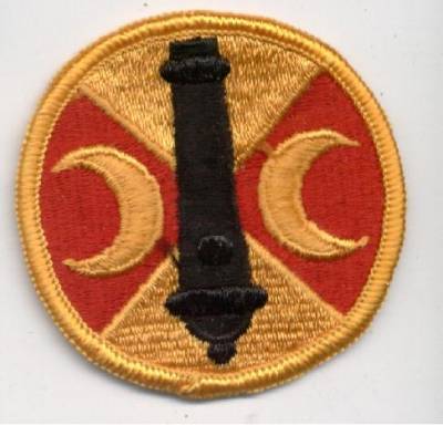 Aufnäher 210th Field Artillery Brigade farbig