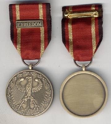 Einsatzmedaille ENDURING FREEDOM bronze