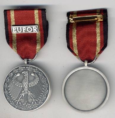 Einsatzmedaille EUFOR silber