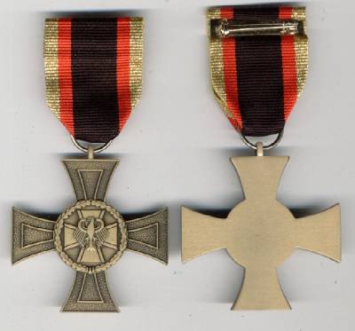 Ehrenkreuz der Bundeswehr, bronze