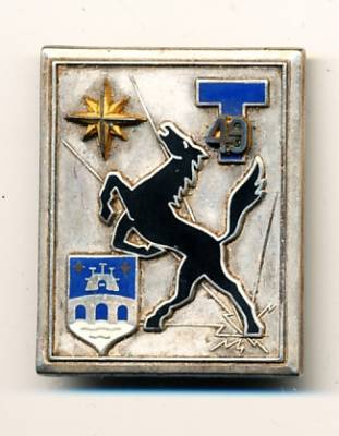 Metallabzeichen Frankreich, 49. Fernmelderegiment, Fraisse