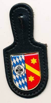 Brustanhänger Sanitätszentrum KAUFBEUREN, gedruckt, Wawersich