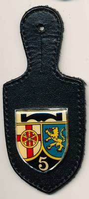 Brustanhänger Pionierbataillon 5 LAHNSTEIN, gedruckt, Wawersich