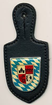 Brustanhänger Bundeswehrfachschulkompanie REGENSBURG, gedruckt, Wawersich