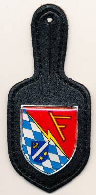 Brustanhänger Führungsunterstützungsbataillon 292 DILLINGEN, gedruckt, Wawersich