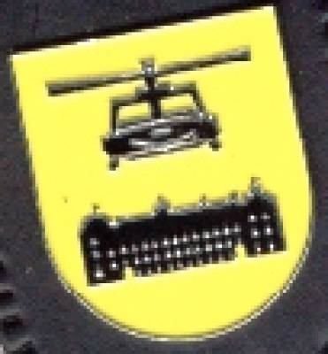 Brustanhänger Heeresfliegerregiment 10 Relief