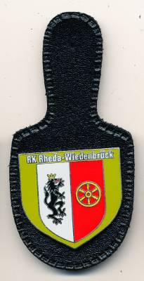 Pocket Badge Reserve Comradeship Rheda-Wiedenbrück, clutchback, no hallmark